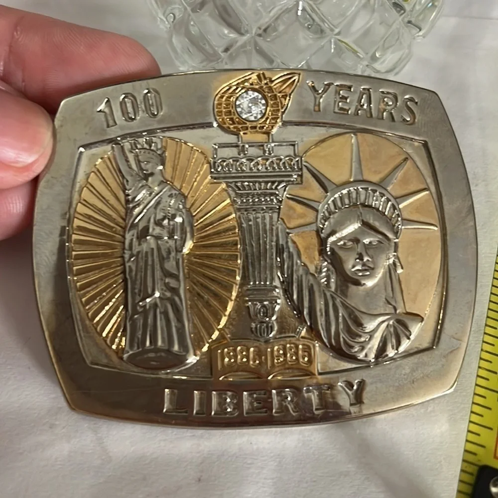 Vintage Liberty Centennial Belt Buckle